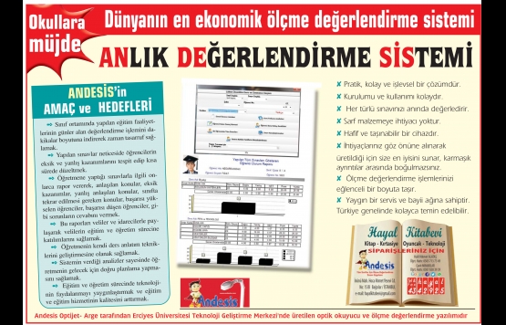  Okullara müjde... Dünyanın en ekonomik ölçme değerlendirme sistemi