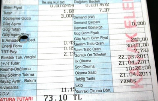 Okulların elektrik faturası yüzde 20 düştü