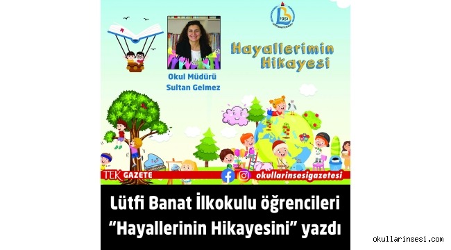 Lütfi Banat İlkokulu öğrencileri 