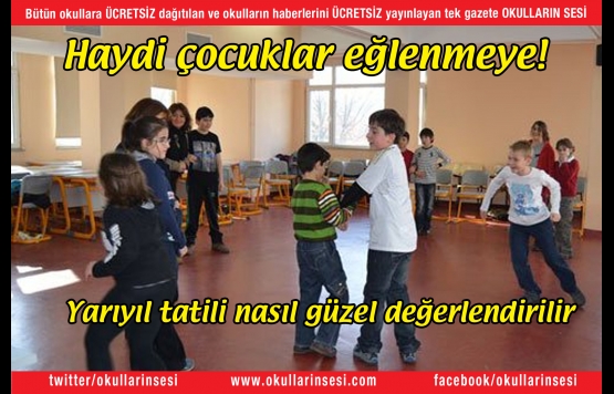 Haydi çocuklar eğlenmeye!