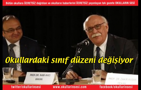 Okullardaki sınıf düzeni değişiyor