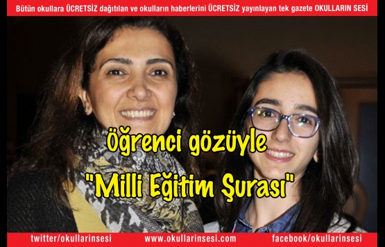 Öğrenci gözüyle "Milli Eğitim Şurası"