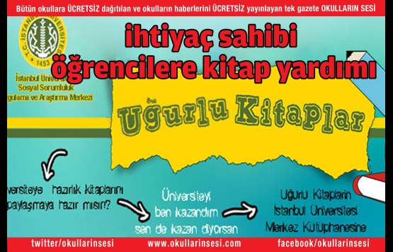ihtiyaç sahibi öğrencilere kitap yardımı