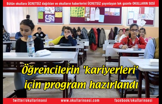 Öğrencilerin `kariyerleri` için program hazırlandı