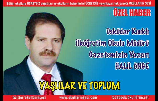 Halil Önge: YAŞLILAR VE TOPLUM