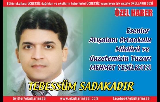 Mehmet Yeşlikaya: TEBESSÜM SADAKADIR