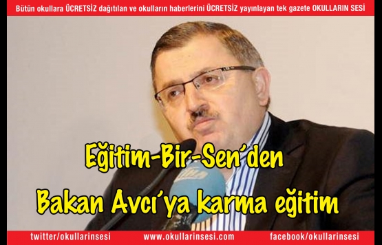 Eğitim-Bir-Senden Bakan Avcıya karma eğitim