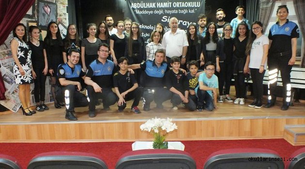 ABDÜLHAK HAMİT ORTAOKULU?NDAN  ? MADDEYE DEĞİL HAYATA BAĞLI KAL? PROJESİ