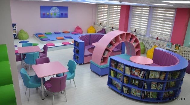 Gaziosmanpaşa Preveze İlkokulu Yeni Kütüphanesine Kavuştu.