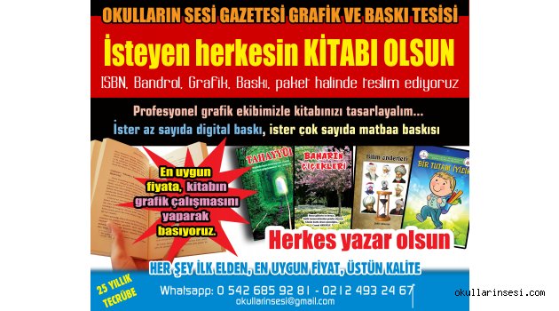 İsteyen herkesin KİTABI OLSUN-  Kitap grafik ve baskı