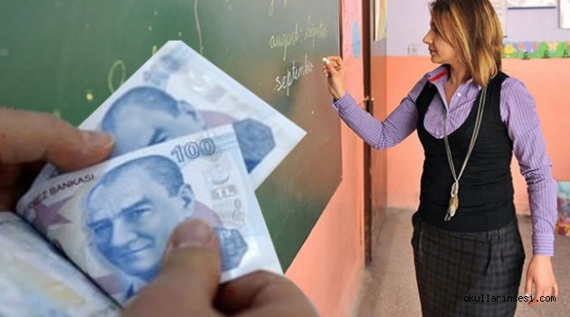 Öğretmenlere yapılan yardım ücreti arttı