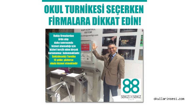 TURNİKE SEÇERKEN  FİRMALARA DİKKAT EDİN!