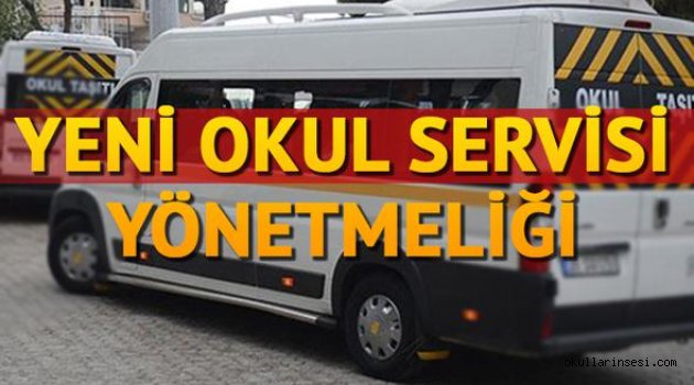 Yeni okul servisi yönetmeliği kamuoyu ile paylaşıldı